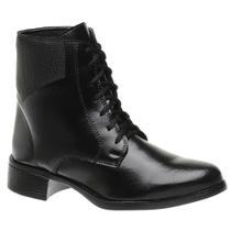 Bota Feminina Casual Coturno Cano Curto Conforto Macia Siroco Ecologico