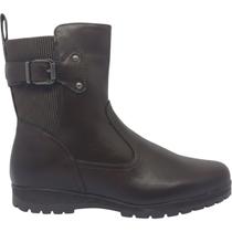 Bota Feminina Casual Dia a Dia Passeio Trabalho com Fivela e Zíper Cano Baixo Ultra Conforto Mooncity 71128 Bota Feminina Casual Dia a Dia Passeio Trabalho com Fivela e Zíper Cano Baixo Ultra Conforto Mooncity 71128