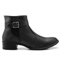Bota Feminina Casual Zíper Confortável Elástico