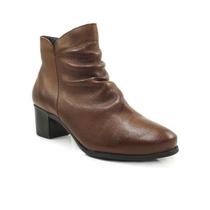 Bota Feminina Chamonix Amarrotada Cano Curto