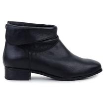 Bota Feminina Chamonix Cano Baixo Couro - 4601