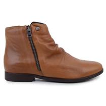 Bota Feminina Chamonix Cano Baixo Couro Marrom - 3509