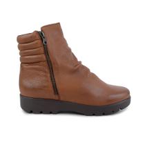 Bota Feminina Chamonix Cano Curto Marrom Caramelo - 4864