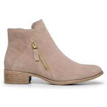 Bota Feminina Chelsea Camurça Cano Curto Zíper Lateral Salto Baixo Bota Casual Bota Feminina Chelsea Camurça Cano Curto Zíper Lateral Salto Baixo Bota Casual
