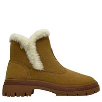 Bota Feminina Com Pelos Moleca Inverno Camurça 5344308