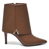 Bota Feminina Com Salto Fino Via Marte 345-005-01 Bota Feminina Com Salto Fino Via Marte 345-005-01