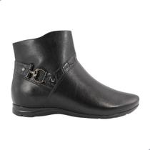 Bota Feminina Comfort Flex Preta Bota Feminina Comfort Flex Preta