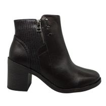 Bota feminina comfortflex 99331 montaria salto bloco 6 cm calce facil