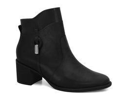 Bota Feminina Comfortflex Cano Curto Salto Bloco 2492303
