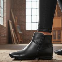 Bota Feminina Comfortflex Original Fivela Country Estilosa