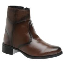 Bota Feminina Coturno Cano Curto Casual Conforto Macia Siroco Ecologico