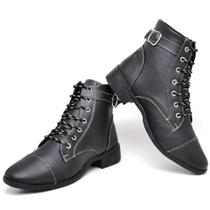 Bota Feminina Coturno Cano Curto Coturninho Botinha Salto Baixo Leve Confortado Estilo Inverno 26.