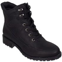 Bota feminina coturno cano curto mooncity 72123