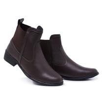 Bota Feminina Coturno de Cano Curto Salto Baixo Schiareli Calçados - Ref. 11212 Bota Feminina Coturno de Cano Curto Salto Baixo Schiareli Calçados - Ref. 11212