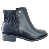 Bota Feminina Coturno Modare Cano Baixo Curto material sintético