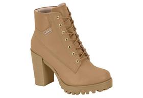 Bota Feminina Coturno Moleca Salto Alto 5325-119