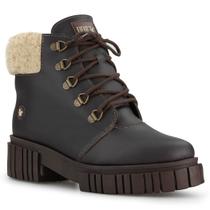 Bota feminina coturno Tractor Lux Lace forrada em lã sintética Ref.:22804 Bota feminina coturno Tractor Lux Lace forrada em lã sintética Ref.:22804