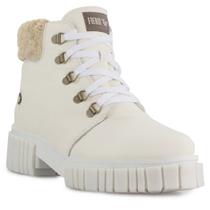Bota feminina coturno Tractor Lux Lace forrada em lã sintética Ref.:22804 Bota feminina coturno Tractor Lux Lace forrada em lã sintética Ref.:22804