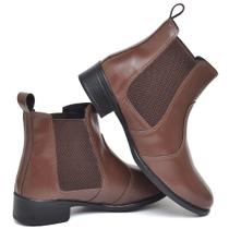 Bota Feminina Country Botinha Cano Médio Trabalho Rodeio Bota Feminina Country Botinha Cano Médio Trabalho Rodeio