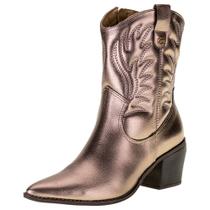 Bota feminina country cano baixo via marte - 232703