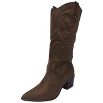 Bota Feminina Country Conforto Elegante Resistente Via Marte Bota Feminina Country Conforto Elegante Resistente Via Marte