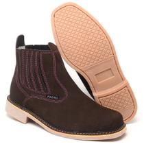 Bota Feminina Country de Couro Rodeio Cano Curto Boiadeira Agriculture Cowgirl Ref 150Fm