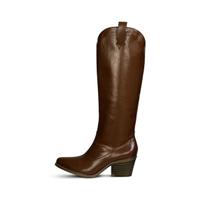 Bota Feminina Country Texana Jessica Leal Cor:MarromTamanho:36