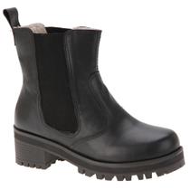 Bota Feminina Couro Cano Curto Tratorada Forrada Lã Natural La Botte Bota Feminina Couro Cano Curto Tratorada Forrada Lã Natural La Botte