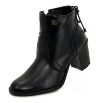 Bota Feminina couro Firenze 9033 preto - GRIFFE