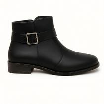 Bota Feminina Couro Legítimo Cano Curto Silvana Confortável