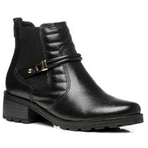 Bota Feminina Couro resistente Confortavel Cano Baixo Pegada Bota Feminina Couro resistente Confortavel Cano Baixo Pegada