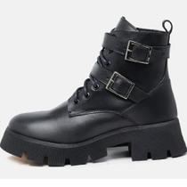 Bota Feminina Couro Tratorado DIfranca - 14300 - Preto Bota Feminina Couro Tratorado DIfranca - 14300 - Preto