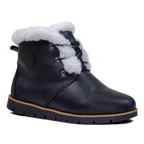 Bota Feminina Cozy Cushy com pelo Forrada em lã sintética Black Edition Ref.:21500 Bota Feminina Cozy Cushy com pelo Forrada em lã sintética Black Edition Ref.:21500