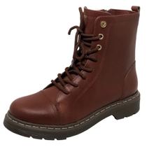 Bota Feminina Cravo E Canela Couro 85653