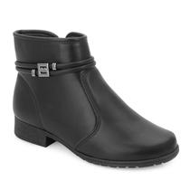 Bota Feminina Dakota Ankle Boot Salto Baixo Cano Curto DA923 Preto