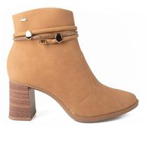 Bota Feminina Dakota Cano Baixo Coniglio Camelo - G9901 Bota Feminina Dakota Cano Baixo Coniglio Camelo - G9901