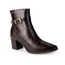 Bota Feminina Dakota Cano Curto Café D2541 Estilo e Conforto Bota Feminina Dakota Cano Curto Café D2541 Estilo e Conforto