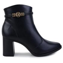 Bota Feminina Dakota Cano Curto Vieri Preto - D2162