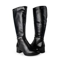 Bota Feminina Dakota Cano Longo D2452 Preta - Bota Feminina Dakota Cano Longo D2452 Preta -