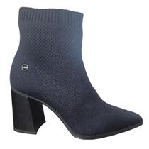 Bota Feminina DAKOTA Cano Médio de Malha e Elastano D2471 Bota Feminina DAKOTA Cano Médio de Malha e Elastano D2471
