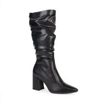 Bota Feminina Dakota Cano Sanfonado Bico Fino Salto Bloco Bota Feminina Dakota Cano Sanfonado Bico Fino Salto Bloco