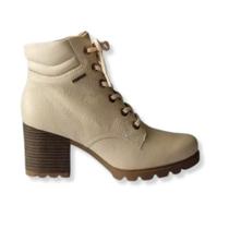 Bota Feminina Dakota Coturno Valais Bege Tule - G979