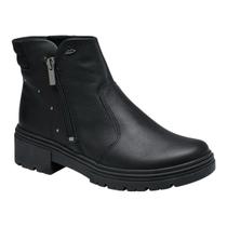 Bota Feminina Dakota G9572 Salto Grosso Confortavel Casual Ziper Leve