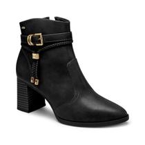 Bota feminina dakota original conforto salto bloco bico fino Bota feminina dakota original conforto salto bloco bico fino
