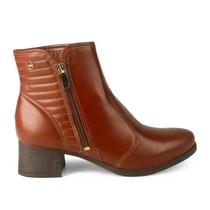 Bota Feminina Dakota Salto Baixo Cano Curto Casual Bico Fino