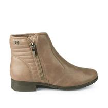 Bota Feminina Dakota Vertuo Cano Baixo Bege Titanium - DA922