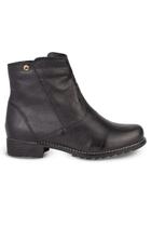 Bota feminina de couro cano curto 7600 Bota feminina de couro cano curto 7600