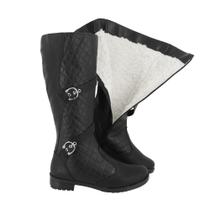 Bota Feminina de Neve 100% forrada Lã Pelo Inverno Montaria Impermeável ML3603 Bota Feminina de Neve 100% forrada Lã Pelo Inverno Montaria Impermeável ML3603