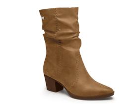 Bota Feminina De Salto Bloco Mississipi J1201-0006 Bota Feminina De Salto Bloco Mississipi J1201-0006