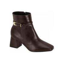 Bota Feminina De Salto Bloco Vizzano 3098.104.29304 Bota Feminina De Salto Bloco Vizzano 3098.104.29304